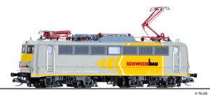 TILLIG Art.-Nr.: 04395 Elektrolokomotive 140 797-2 der LDS GmbH, vermietet an die Schweerbau GmbH & Co. KG, Ep. VI