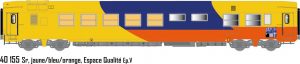 LEMKE Messwagen Sr – SNCF, Ep.V, blau/gelb/orange