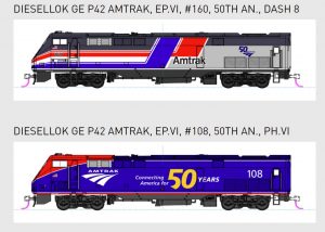 Kato/LS Models/LEMKE – 50 Jahre Amtrak / USA